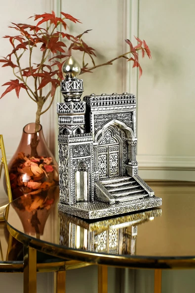 YENİ EV OFİS HEDİYESİ LÜKS DEKORATİF DİNİ İSLAMİ ARMAĞAN MİHRAP MİNBER SÜS OBJE ürün görseli