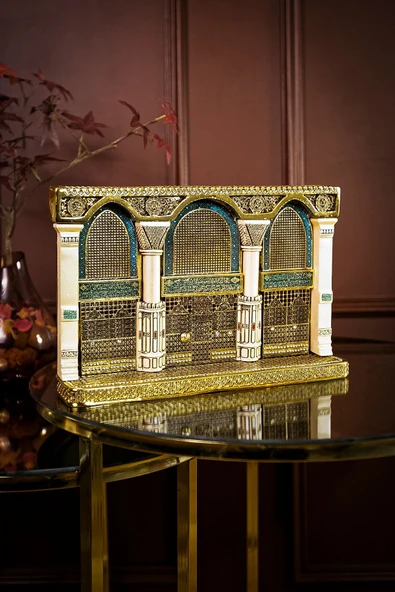 Dini Islami Biblo Aksesuar Dekoratif Obje Ev Ofis Süsleri Mescidi Nebevi Selamlama Kapısı Süs ürün görseli