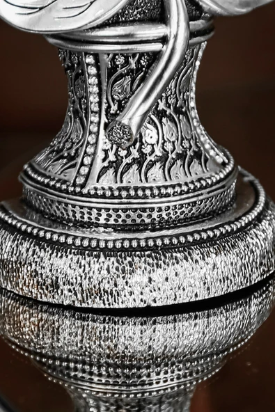 İKİLİ BİBLO SETİ HEDİYE LÜKS OBJE DEKORATİF YAPRAK ALLAH MUHAMMED SÜS - Resim 7