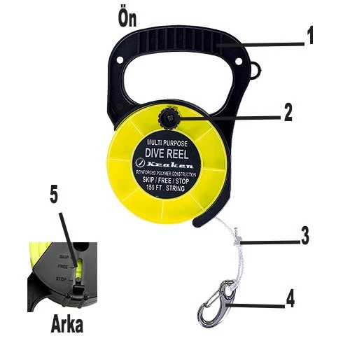 KRAKEN Makara ÇOK AMAÇLI 45mt - Resim 2