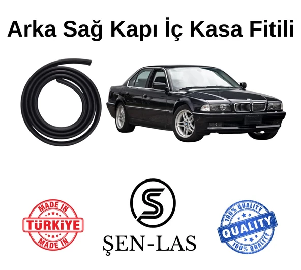 BMW 7 Serisi E38 (1995-2001) Şen-Las Sağ Arka Kapı Fitili ŞL30903