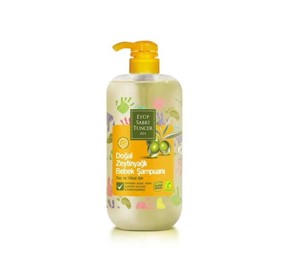 Eyüp Sabri Tuncer 600ml Şampuan Bebek Doğal Zeyin Yağlı - 6