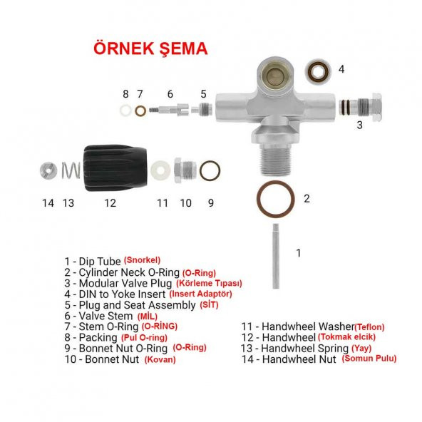 KRAKEN Tüp Vana Siti Seat (Seyrek Diş) - 2