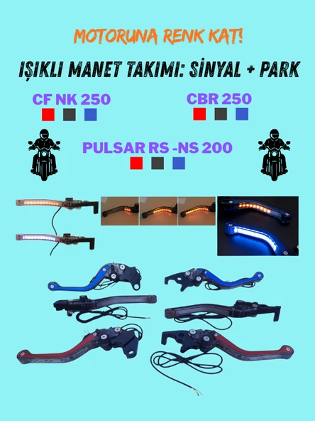 LEDLİ MANET TAKIMI – CBR250 / NS-RS200 / NK250 - 1