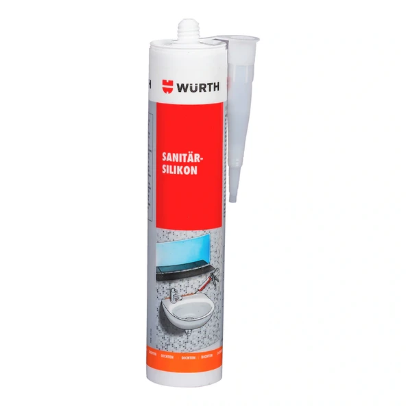 Würth Silikon Asetat Beyaz 310ml - 2