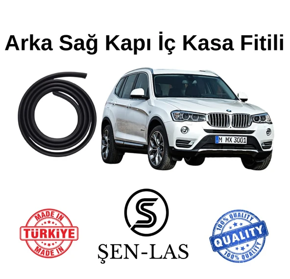 BMW X3 F25 (2010-2017) Şen-Las Sağ Arka Kapı Fitili ŞL31903 ürün görseli 1