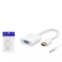 Hadron Hdx2019 Hdmi To Vga F Çevirici 1080P + Audio Beyaz - 2