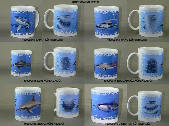 KRAKEN Kupa Kahve Çay Köpekbalığı Serisi - 3