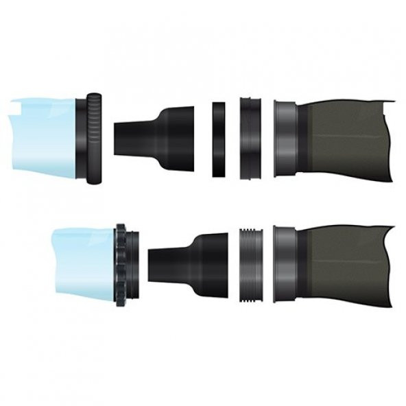 SI TECH Kuru Elbise Kol Değişim Seti QUICK CUFF, Silikon - 3