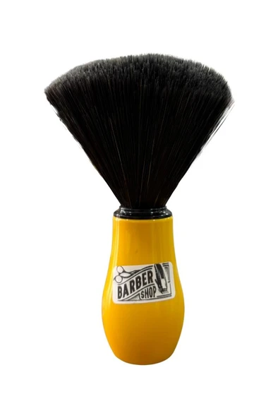 Emre Fırça Plastik Saplı Premium Sentetik Siyah Kıllı Ense Fırçası Sarı