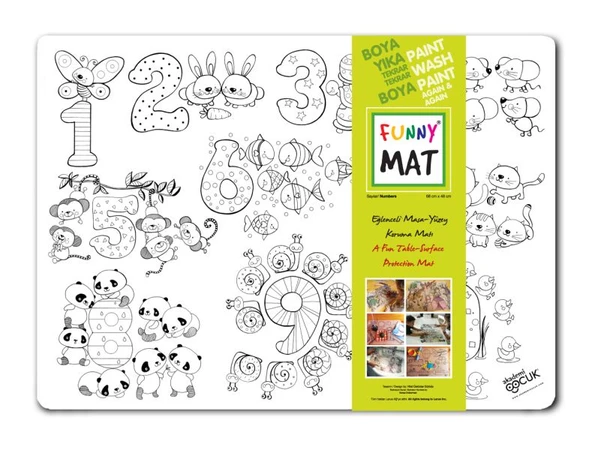 Funny Mat - Sayılar - Büyük 68x48cm ürün görseli