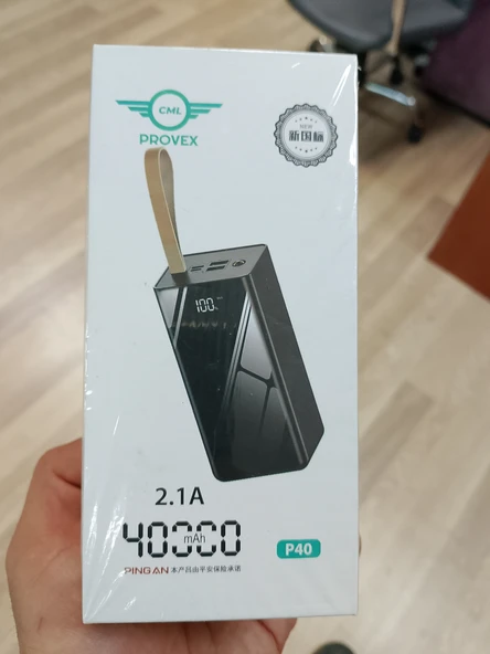 P40 40000 Mah 2.1 A Powerbank Taşınabilir Kablosuz Şarj Cihazı powerbank ürün görseli 1