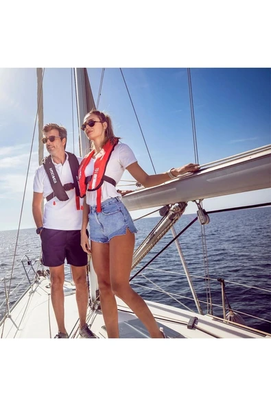 Mesica GDR 175 Otomatik 150N Yetişkin Şişme Can Yeleği - 6