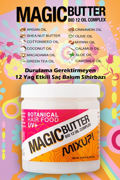 Mix Up Magic Butter 12 Yağ İçeren Saç Bakım Kompleksi 250 ml - Resim 2
