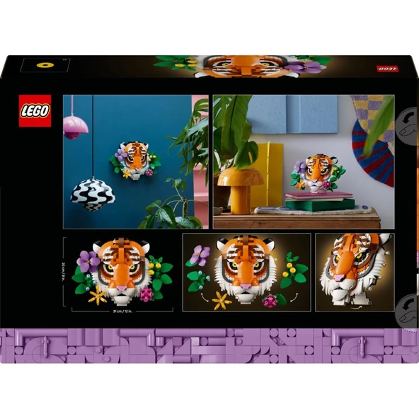 LEGO 31217 Art Fauna Koleksiyonu – Kaplan - Resim 4