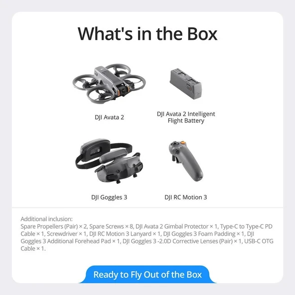 DJI Avata 2 Fly More Combo (Tek Batarya) - 7