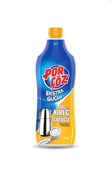 Porçöz Ekstra Güçlü Pas Ve Kireç Çözücü 1 Litre - 1
