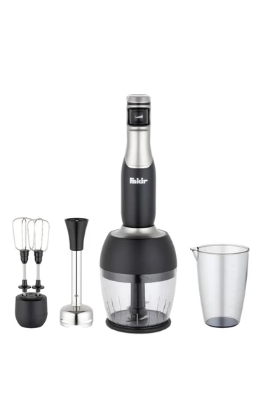 Fakir Speed Lucca 1000 W Black Silver Blender Seti - 1