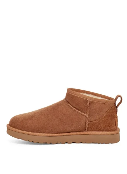 UGG Classic Ultra Mini 1116109 İçi Kürklü Kadın Deri Bot - Resim 3