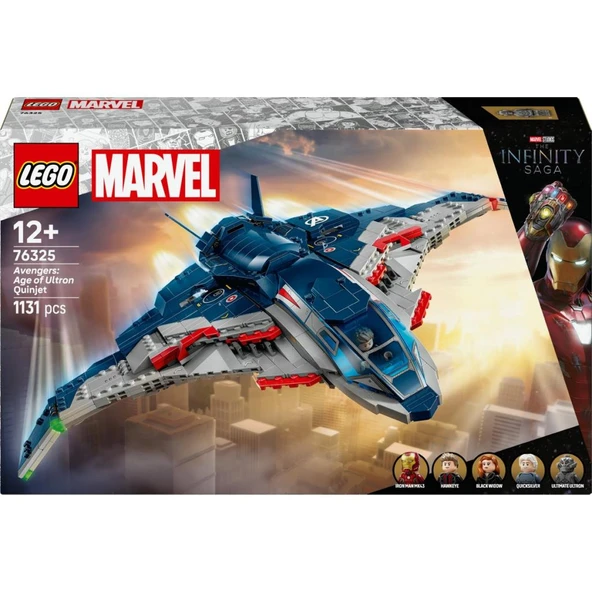 LEGO 76325 Marvel Avengers: Ultron Çağı Quinjet - Resim 3