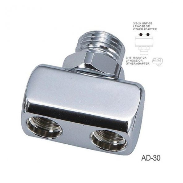 KRAKEN Regülatör Adaptör AD30 Hortum Adaptör LP Alçak Basınç Çoklayıcı ürün görseli 1