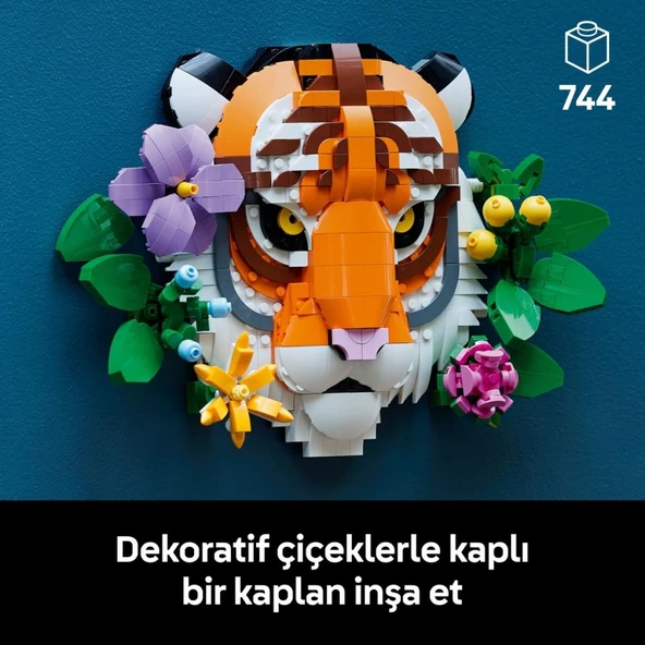LEGO 31217 Art Fauna Koleksiyonu – Kaplan - Resim 5