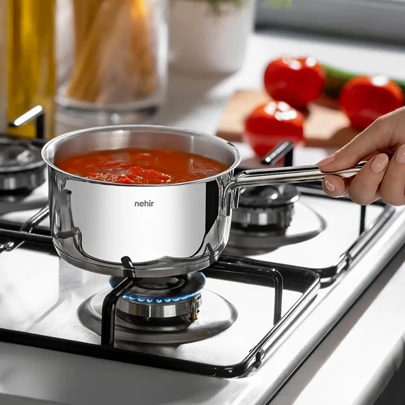 Nehir Silver Çelik Sosluk 12 cm Kapaksız ürün görseli
