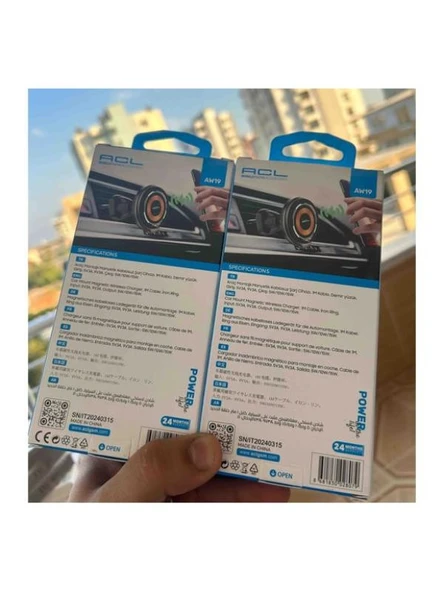 AW19 15W Magsefe Wireless Şarj Destekli Araç Içi Telefon Tutucu - Resim 3