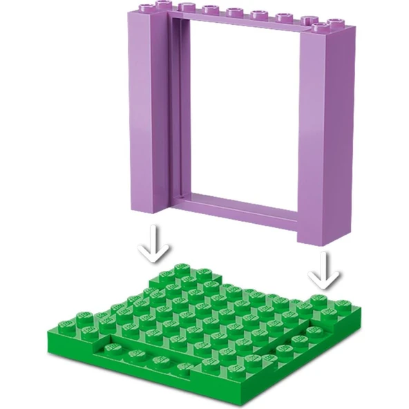 LEGO 11205  Gabby’s Dollhouse Tatlı Şekerleme Dağı ve Kedi Bahçesi - Resim 6