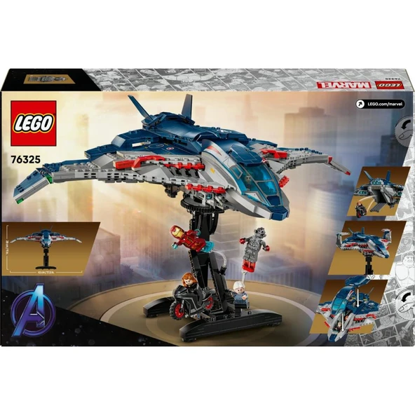 LEGO 76325 Marvel Avengers: Ultron Çağı Quinjet - Resim 4