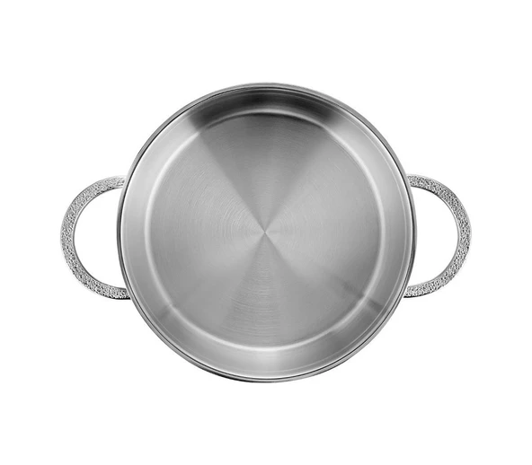 Nehir Silver Mat Trend 26 cm Sığ Tencere - Resim 3