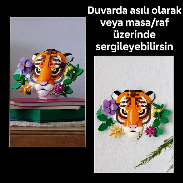 LEGO 31217 Art Fauna Koleksiyonu – Kaplan - Resim 8