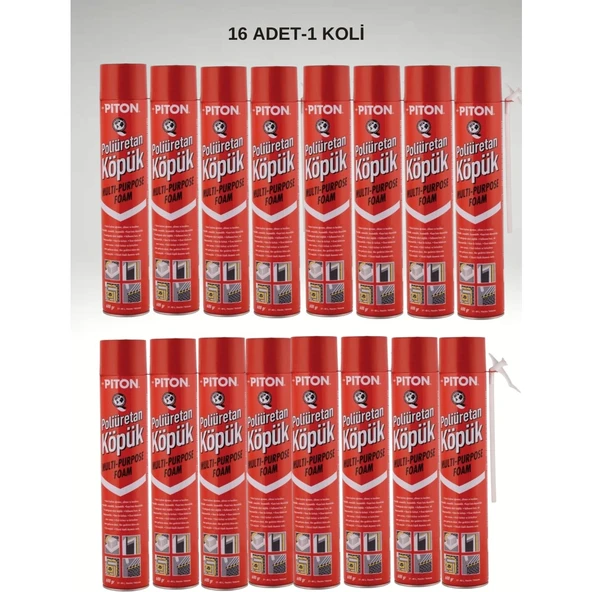 Poliüretan Köpük 600 gr (1 Koli) 16 lı - 1