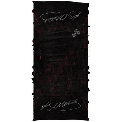 K.Atatürk İmza Maske 4 Mevsim Motosiklet ve Outdoor Bandana - Balaklava DN0227 - 1