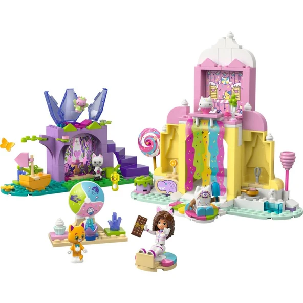 LEGO 11205  Gabby’s Dollhouse Tatlı Şekerleme Dağı ve Kedi Bahçesi - Resim 2