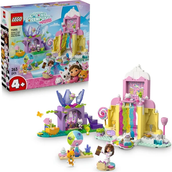 LEGO 11205  Gabby’s Dollhouse Tatlı Şekerleme Dağı ve Kedi Bahçesi ürün görseli 1