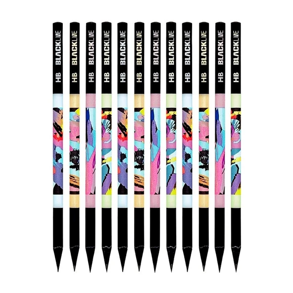 Adel Blackline Pastel HB Kurşun Kalem 12 Adet ürün görseli