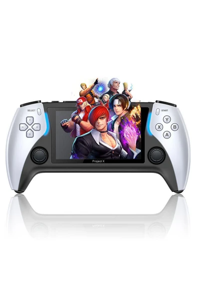 Project X Taşınabilir 4.3 İnç 4K Hd Retro Kablosuz Oyun Konsolu Atari - Resim 8