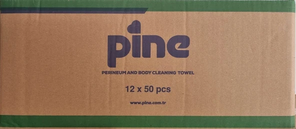 Pine Perine Ve Vücut Temizleme Havlusu Alkolsüz 50'li 12 Adet - 3