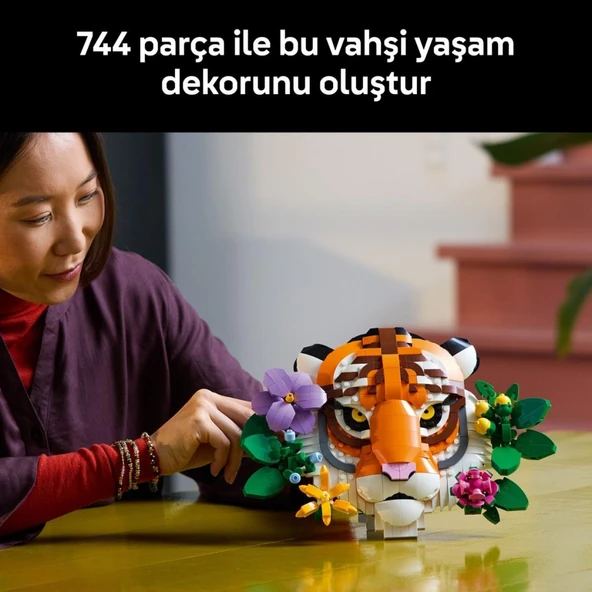 LEGO 31217 Art Fauna Koleksiyonu – Kaplan - Resim 6