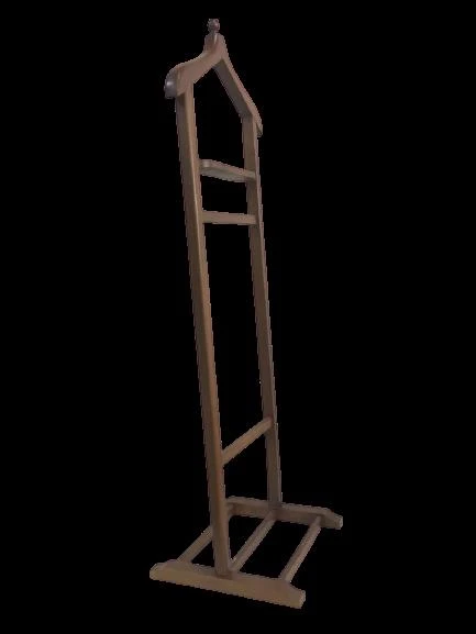 Dilsiz UŞAK 90537 Tek Tepe Model Parlak Ceviz Lake Askılık Ahşap Kayın El yapım - 2