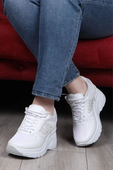 Flet 185 Beyaz Kadın Spor Sneaker ürün görseli