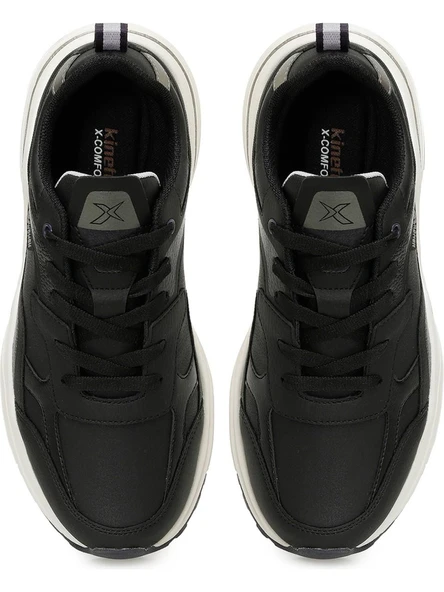 Kinetix 102019539 Talya Pu W 5PR Siyah-Beyaz Kadın Sneakers - Resim 6