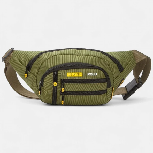 Lederax Altı Bölmeli Omuz Çantası Ve Bel Çantası NWP561 - Resim 7