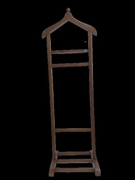 Dilsiz UŞAK 90537 Tek Tepe Model Parlak Ceviz Lake Askılık Ahşap Kayın El yapım - 3