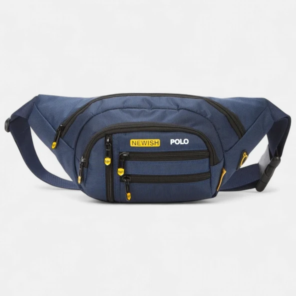 Lederax Altı Bölmeli Omuz Çantası Ve Bel Çantası NWP561 - Resim 6