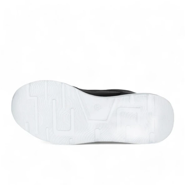 Flet 207 Siyah-Beyaz Kadın Spor Sneaker - Resim 4
