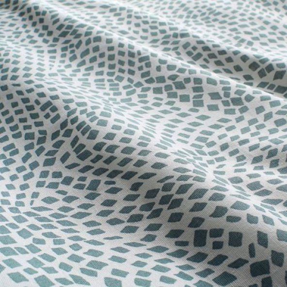 Tek Kişilik Nevresim Takımı,Beyaz-Turkuaz 150x200/50x60 Cm Modern - 6