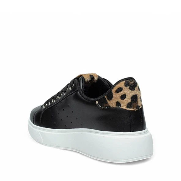 Flet 341 Siyah-Kahve Kadın Spor Sneaker - Resim 3