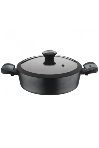 Diamond 30 cm Yanmaz Yapışmaz Basık Tencere ürün görseli